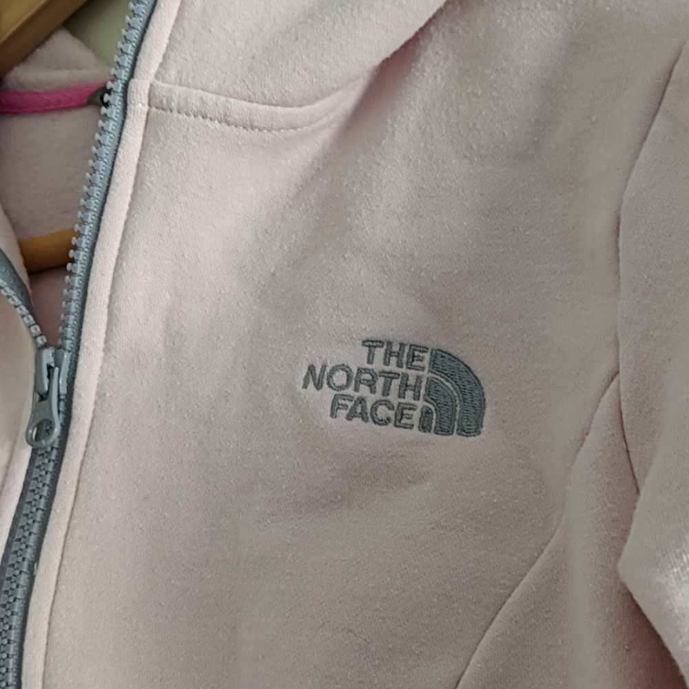 The North Face women's pink hoodie